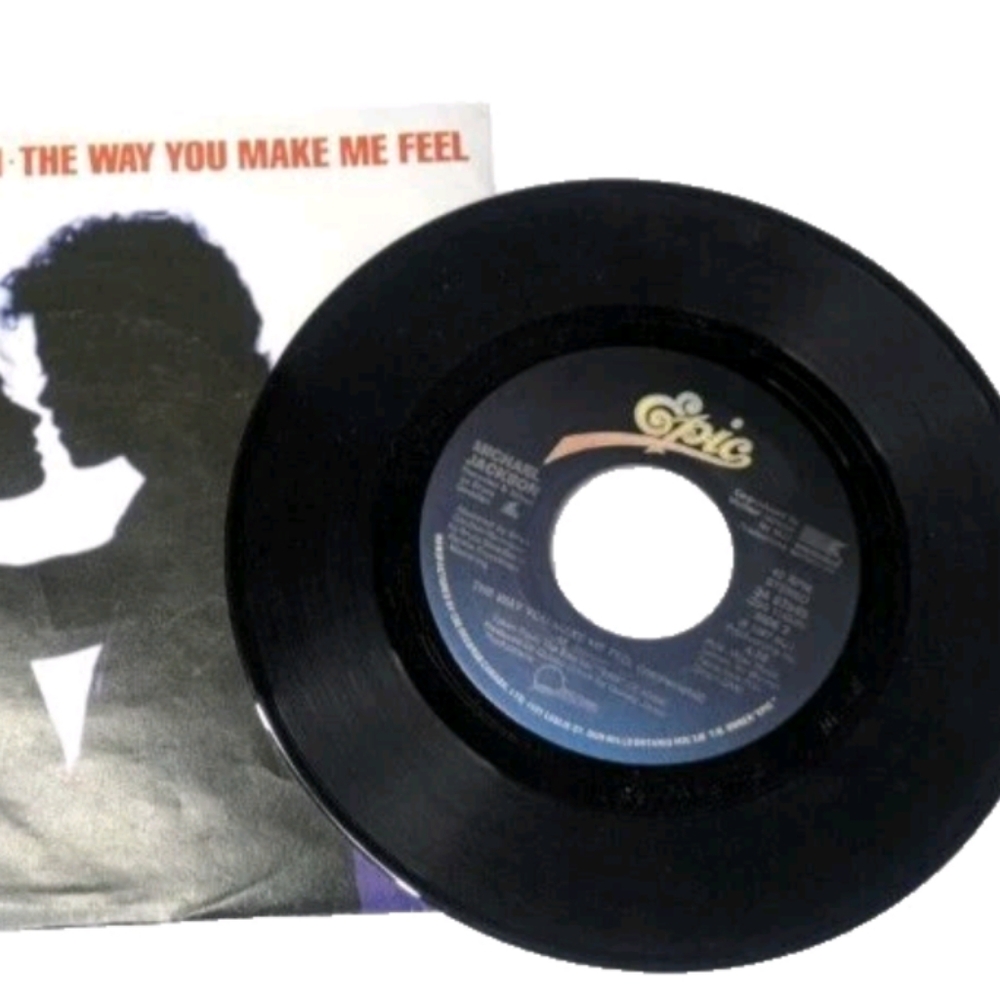 Michael Jackson -The Way You Make Me Feel 45 RPM single -Epic Records 1987 Good+